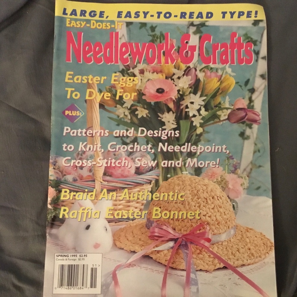 THREE. VINTAGE NEEDLE WORK MAGAZINE